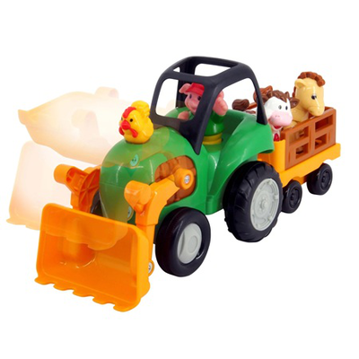 Kiddieland animal friends farm tractor 18m+, , medium