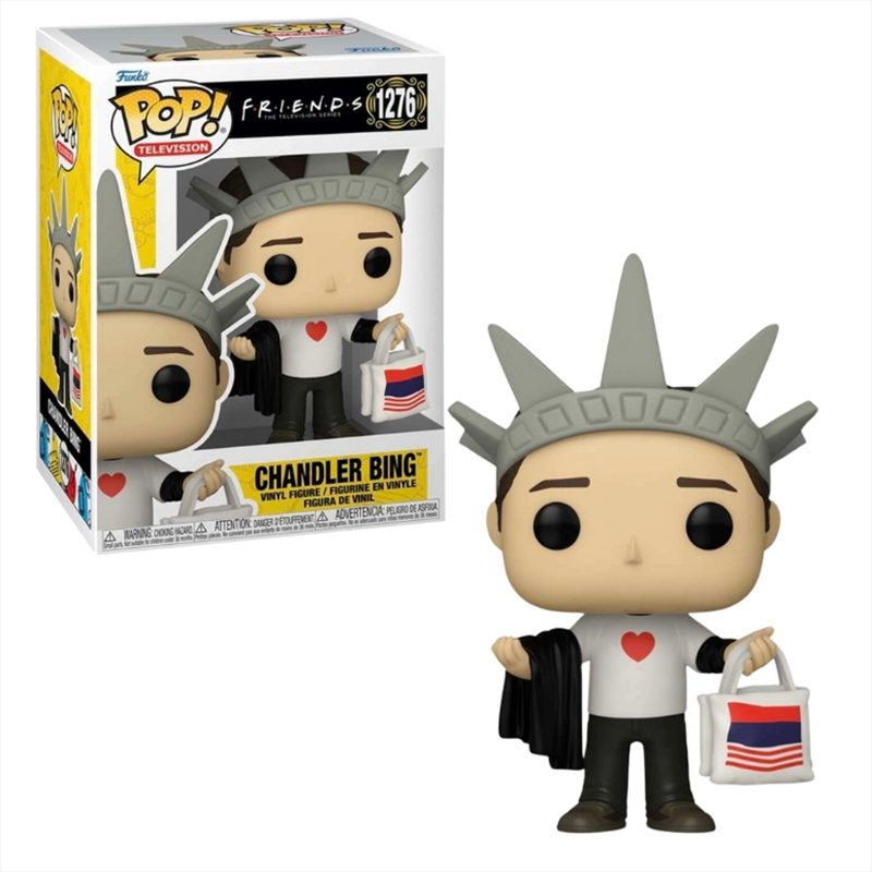 Funko pop! Television: friends - chandler bing new york #1276 vinyl figure, , medium-null