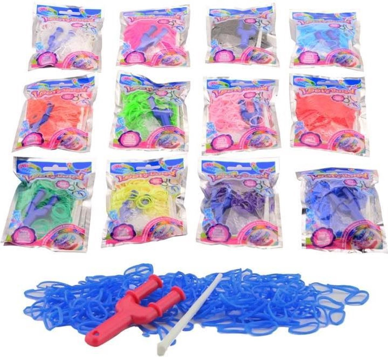 Product image: Loom tie your own bracelet (200 rings) with y-tool, , medium-null