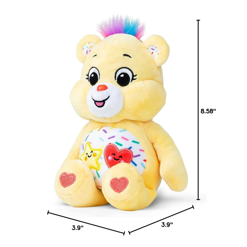 Care bears 22cm plush sweet celebrations bear, , medium-null