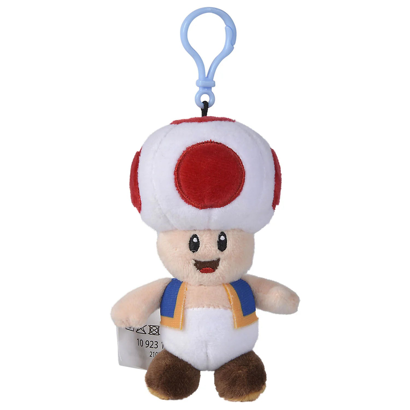 Nintendo super mario assorted plush keychain 12cm, , medium-null