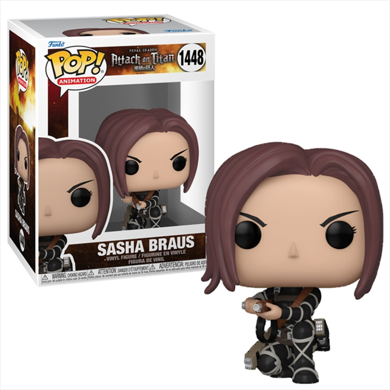 Product image: Funko pop! Animation: attack on titan - sasha braus #1448 vinyl figure, , medium-null
