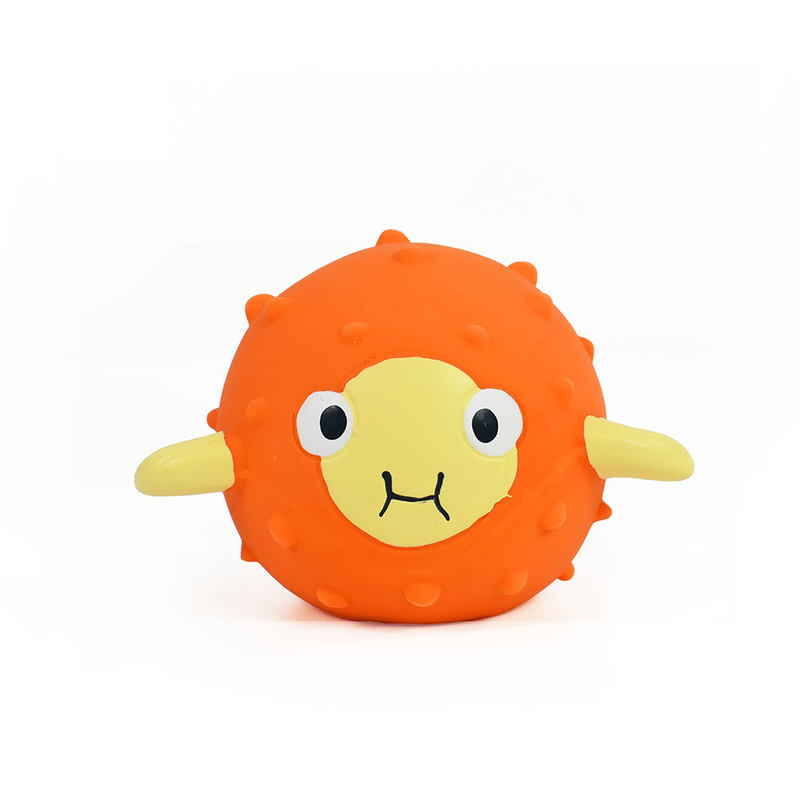 Splash puffer pool latex toy orange, , medium-null