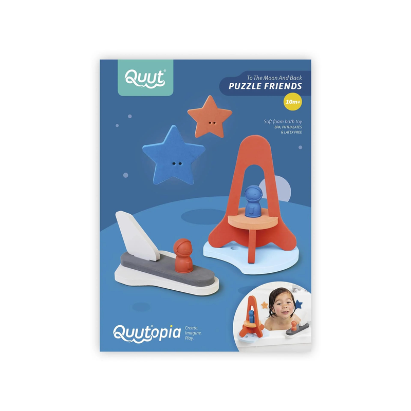 Quut quutopia bath toy - trip to the moon puzzle, , medium-null