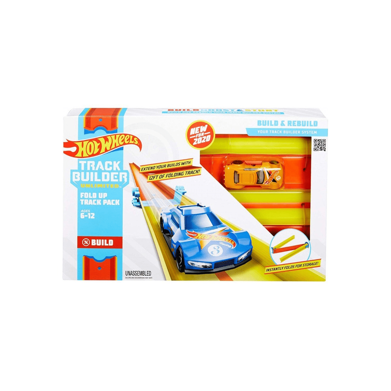 Hot wheels track builder fold up track pack, , medium-null
