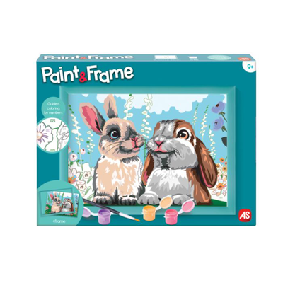 As paint & frame cute bunnies 41011 9y+, , medium