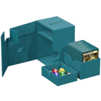 Ultimate guard flipntray 133+ xenoskin - petrol, , medium