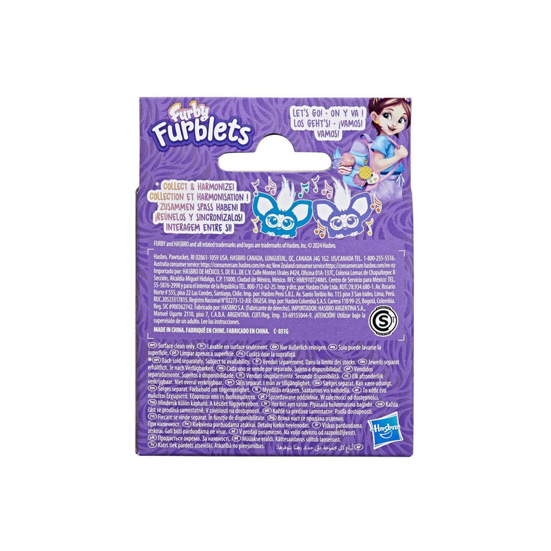 Furby furblets ree-mix mini electronic plush toy, , medium-null