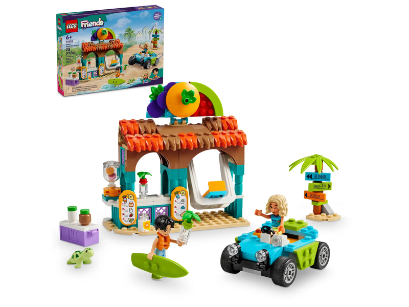 Lego 42625 friends beach smoothie stand play food, , medium-null