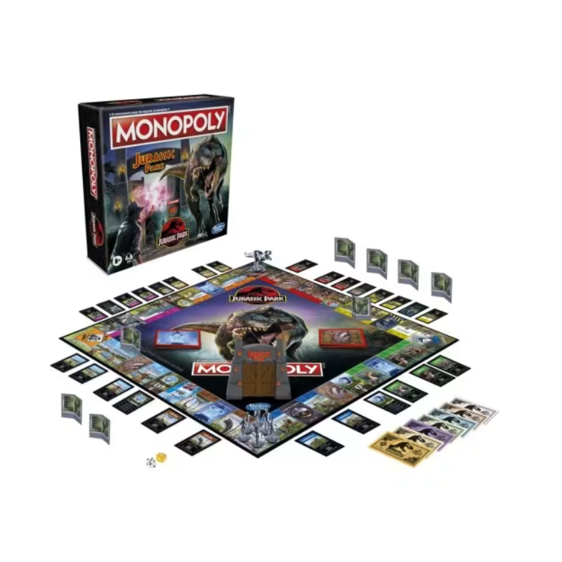 Hasbro monopoly-jurassic park gr en, , medium-null