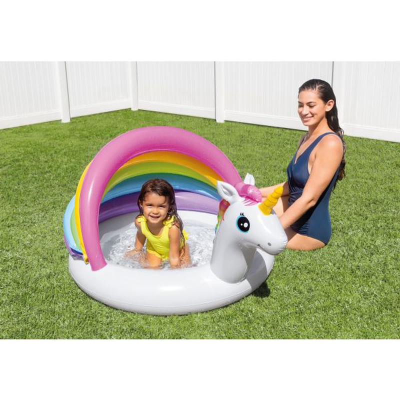 Pool baby shade 50x40x27'' unicorn, , medium-null