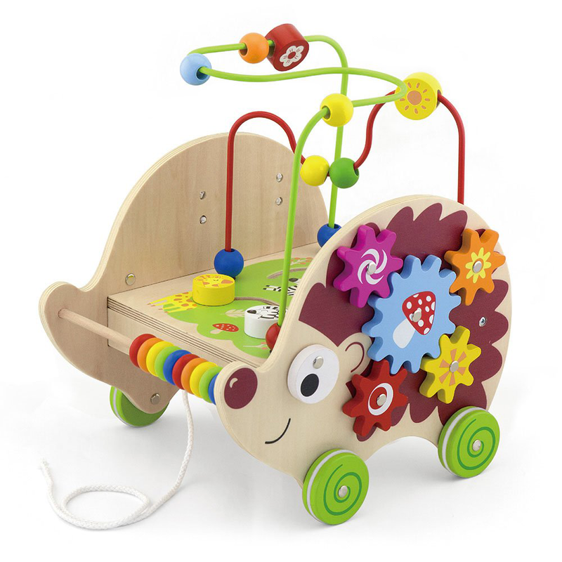 Pull-along activity hedgehog, , medium image number null