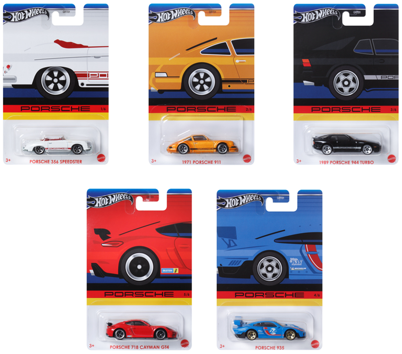 Product image: Hotwheels set | porsche set 2024 | grt01 979g | set of 5, , medium-null