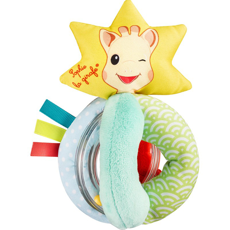Product image: Sophie la girafe μαλακή κουδουνίστρα πολύχρωμη με χάντρες s210207, , medium-null
