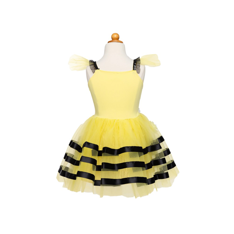 Great pretenders bumble bee dress & headband, size us 5-6, , medium-null