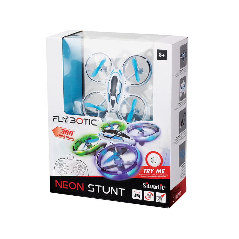 Silverlit flybotic neon stunt remote control drone, , medium-null