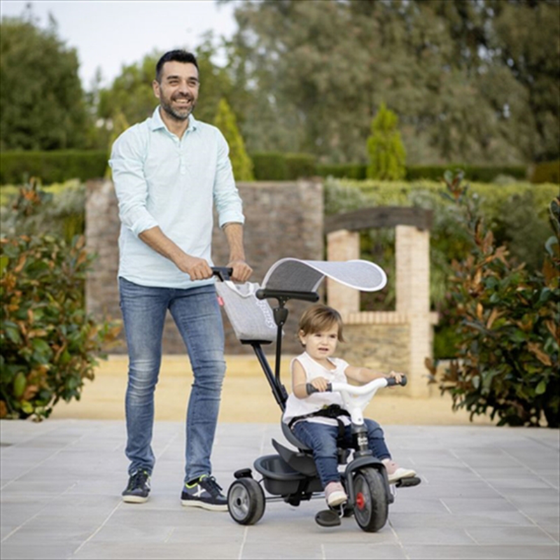 Smoby baby driver tricycle grey 7600741503, , medium-null