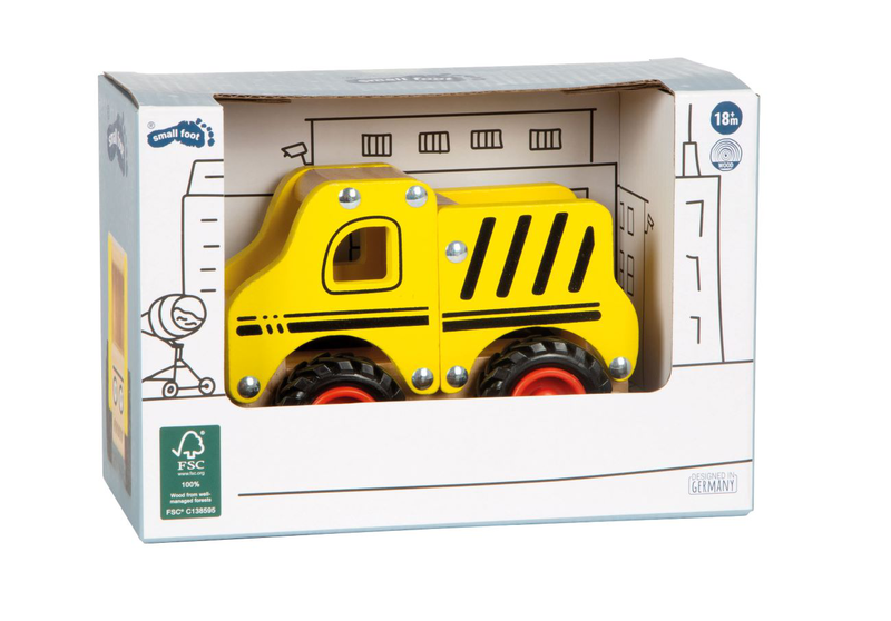 Small foot  wooden construction site vehicle, , medium-null