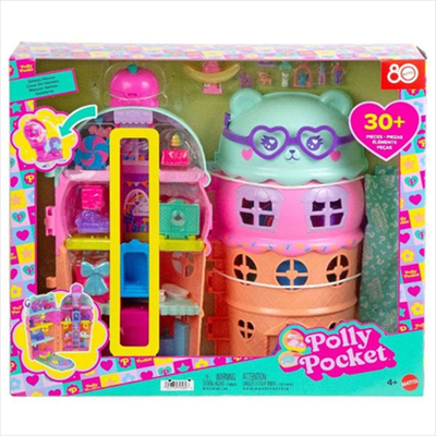 Polly pocket mini - gelato house playset jft91, , medium