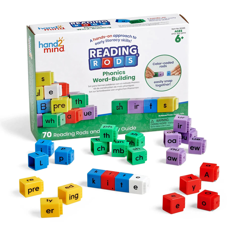 Hand2mind reading rods phonics word-building, , medium-null