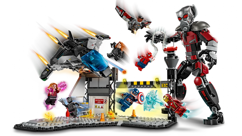 Product image: Lego marvel 76314 captain america: civil war action battle, , medium-null