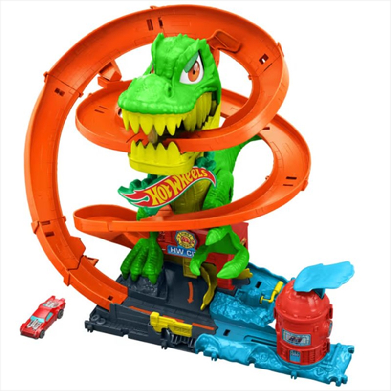 Product image: Hot wheels city - t-rex fire station jbm73, , medium-null