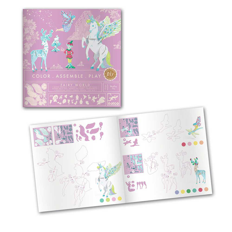 Fairy world - color and assemble, , medium image number null