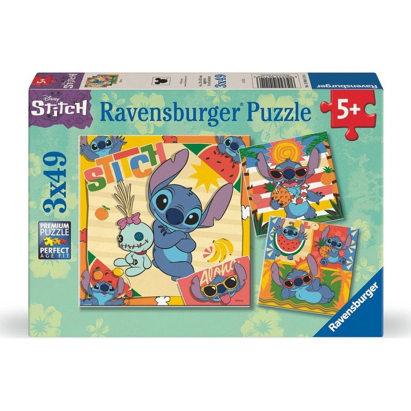 Ravensburger disney stitch &pi;&alpha;&zeta;&lambda; 3&times;49 &tau;&epsilon;&mu;. Stitch 12004114, , medium-null