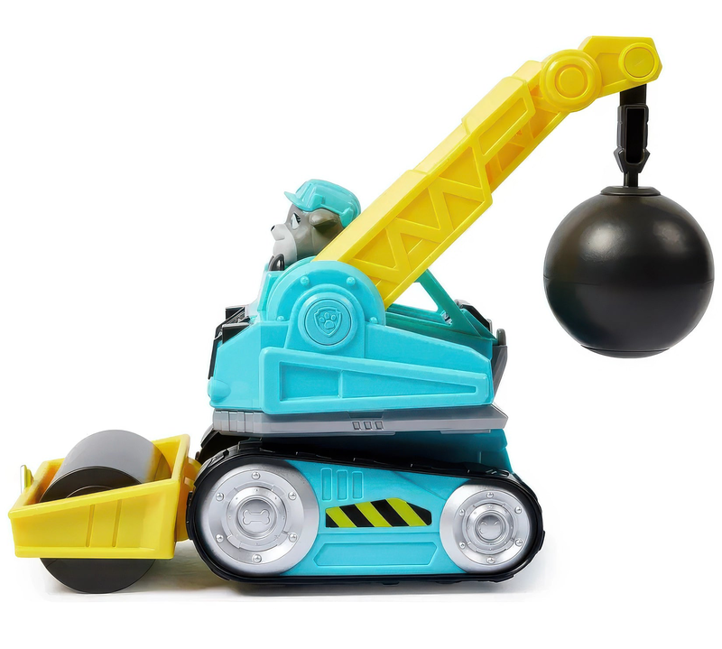 Paw patrol rubble & crew motor`s wrecking ball toy truck, , medium-null