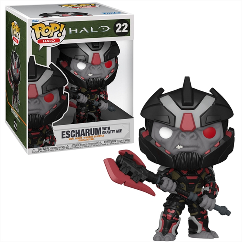 Product image: Funko pop! Super: halo infinite - escharum with gravity axe #22 vinyl figure 6, , medium-null