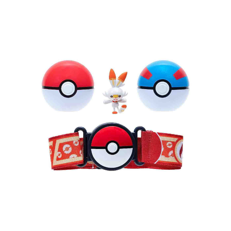 Pokemon clip 'n' go poke ball belt set, , medium-null