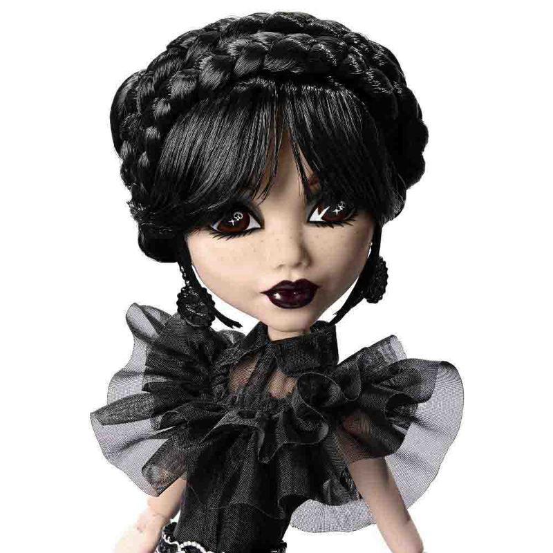 Monster high wednesday collectible doll, rave’n wednesday, , medium-null
