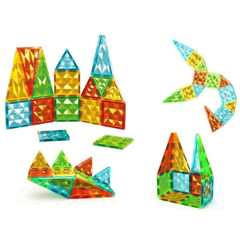 Geomag magnetic tiles gems for ages 3+ 16pcs, , medium-null