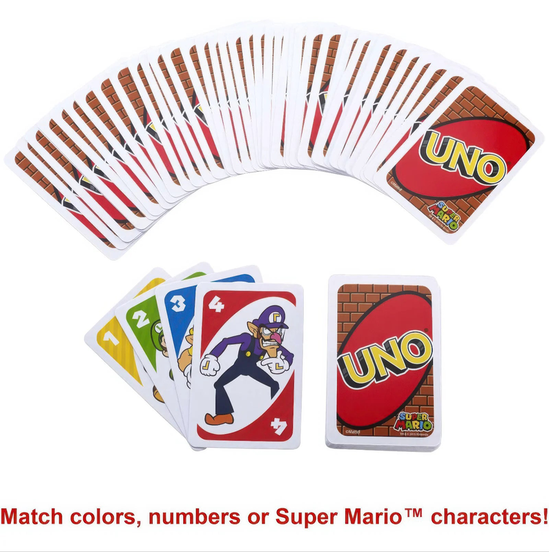 Product image: Uno super mario card game, , medium-null