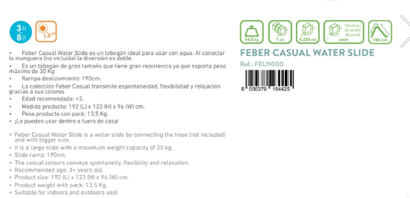 Feber casual water slide fel11000/ bc 29908, , medium-null