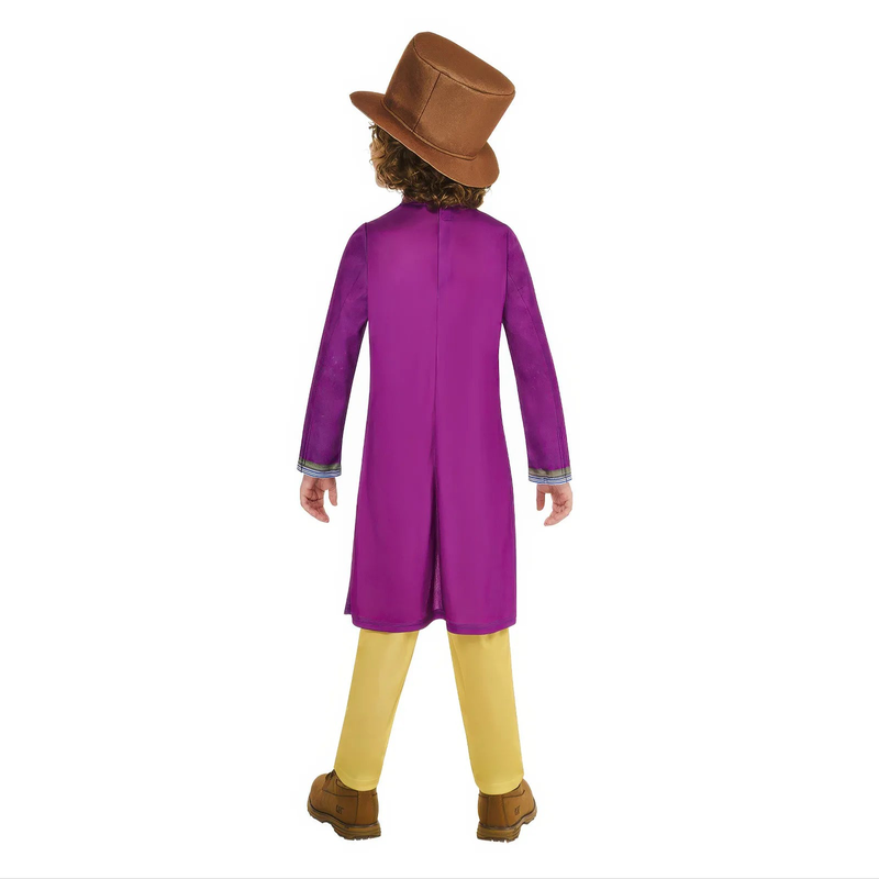 Willy wonka deluxe kids fancy dress costume - size m, , medium-null