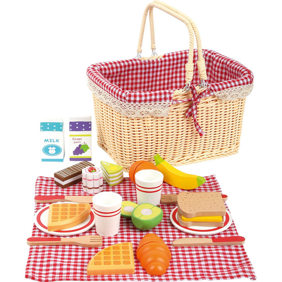 Breakfast picnic basket 27pcs, , medium