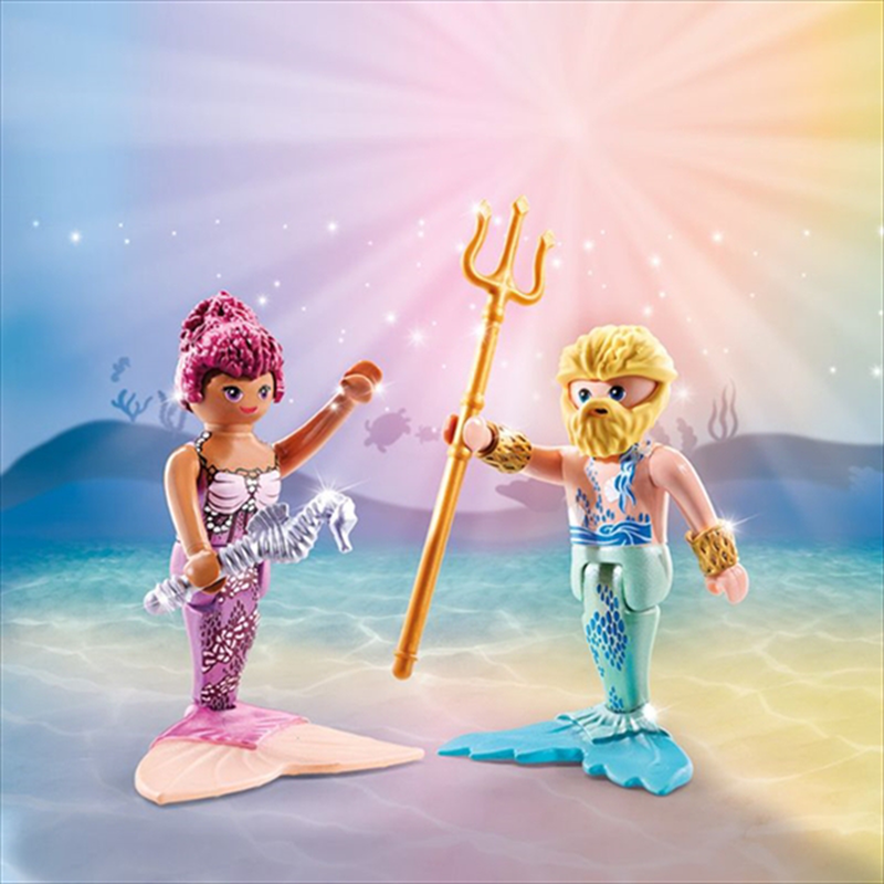 Product image: Playmobil 71799 duo pack - mermaid and triton, , medium-null
