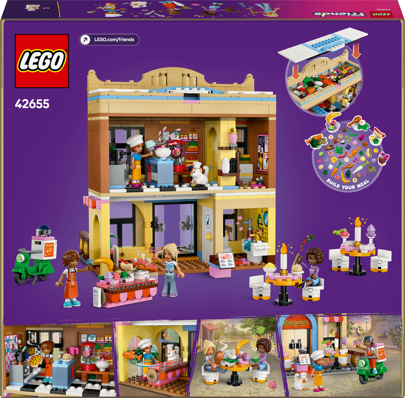 Lego restaurant and cooking school 42655 for ages 8+ 896pcs, , medium-null