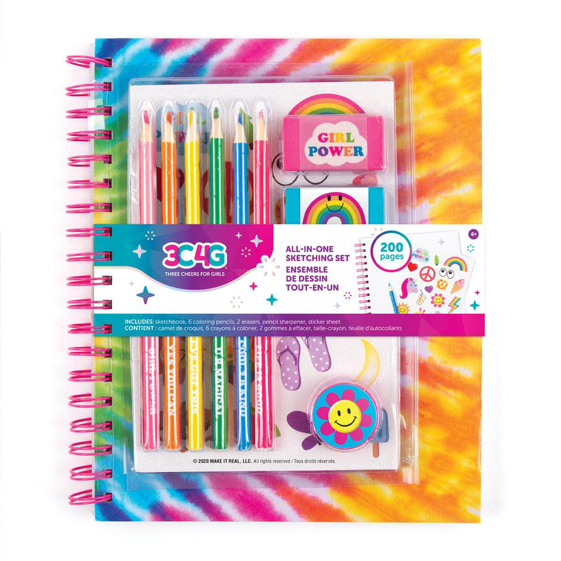 Product image: Make it real 3c4G all in one sketching set tie dye, , medium-null