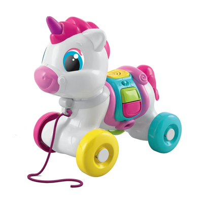 As baby clementoni pull along baby unicorn 6-36m, , medium