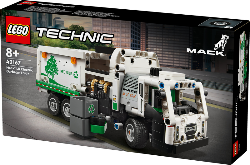 Lego technic mack&reg; lr electric garbage truck 42167 &gamma;&iota;&alpha; &eta;&lambda;&iota;&kappa;ί&epsilon;&sigmaf; 8+ 503&tau;&mu;&chi;, , medium-null