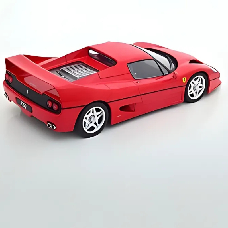 Kk scale 1/18 1995 ferrari f50 hardtop, red, , medium-null