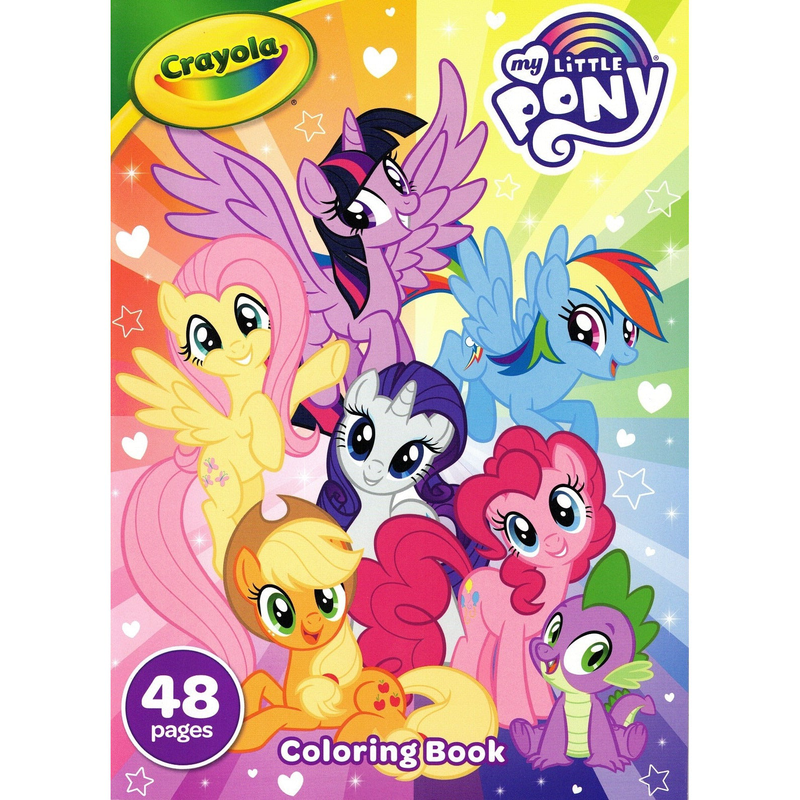 Crayola my little pony coloring book 48 pages, , medium-null