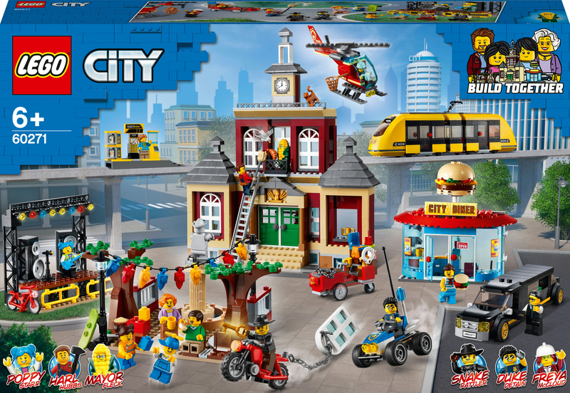 Lego city main square 60271 &gamma;&iota;&alpha; &eta;&lambda;&iota;&kappa;ί&epsilon;&sigmaf; 6+ 1517&tau;&mu;&chi;, , medium-null
