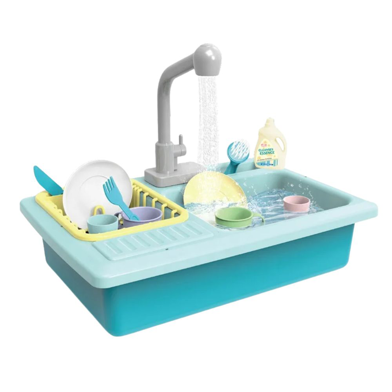 Product image: Διαδραστικός παιδικός νεροχύτης με ρεαλιστική ροή νερού & αξεσουάρ, , medium-null