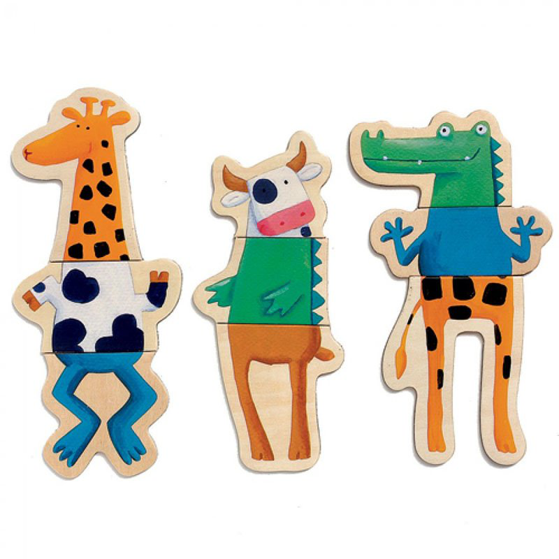 Magnetic crazy animals 3 pcs, , medium-null