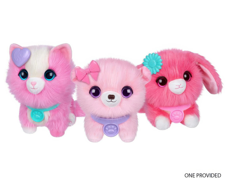 Scruffaluvs pet scruffs assorted pink plush toy, , medium-null