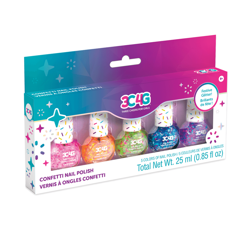 Product image: Make it real 3c4G confetti nail polish 5pk, , medium-null