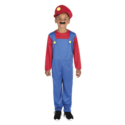 Plumber kids fancy dress costume - size large, , medium